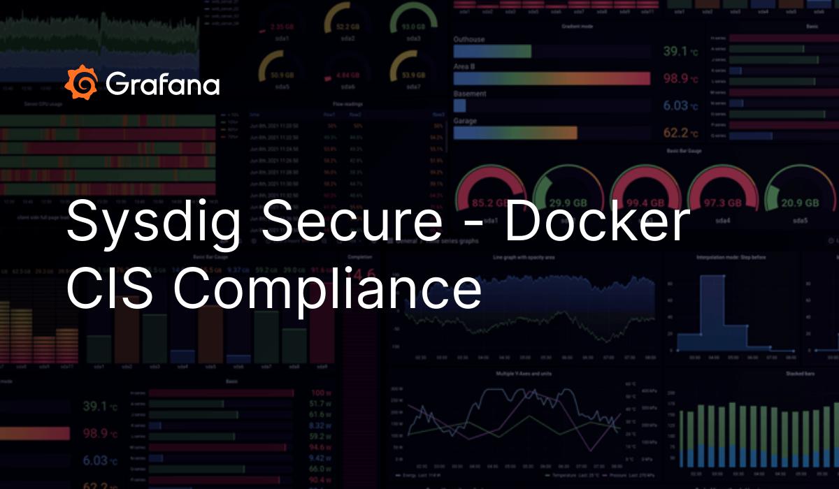 Sysdig Secure - Docker CIS Compliance | Grafana Labs